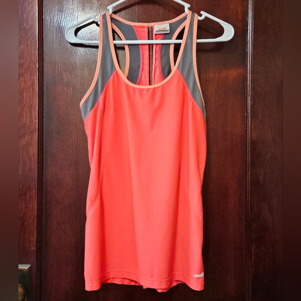 Avia pink athletic tank top size small pink and gray
